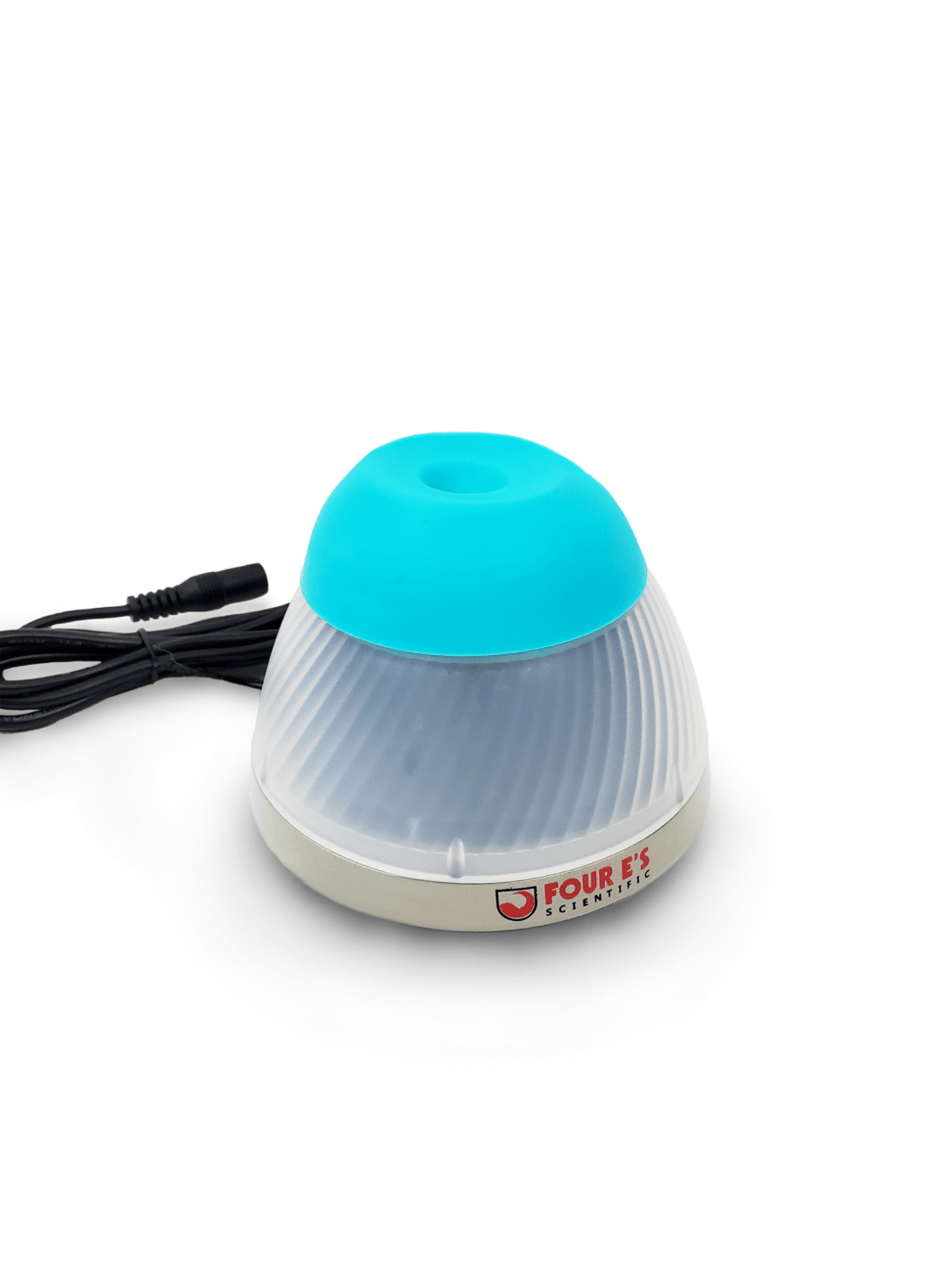 Turquoise Orbital Mini Vortex Mixer Side View with Wires