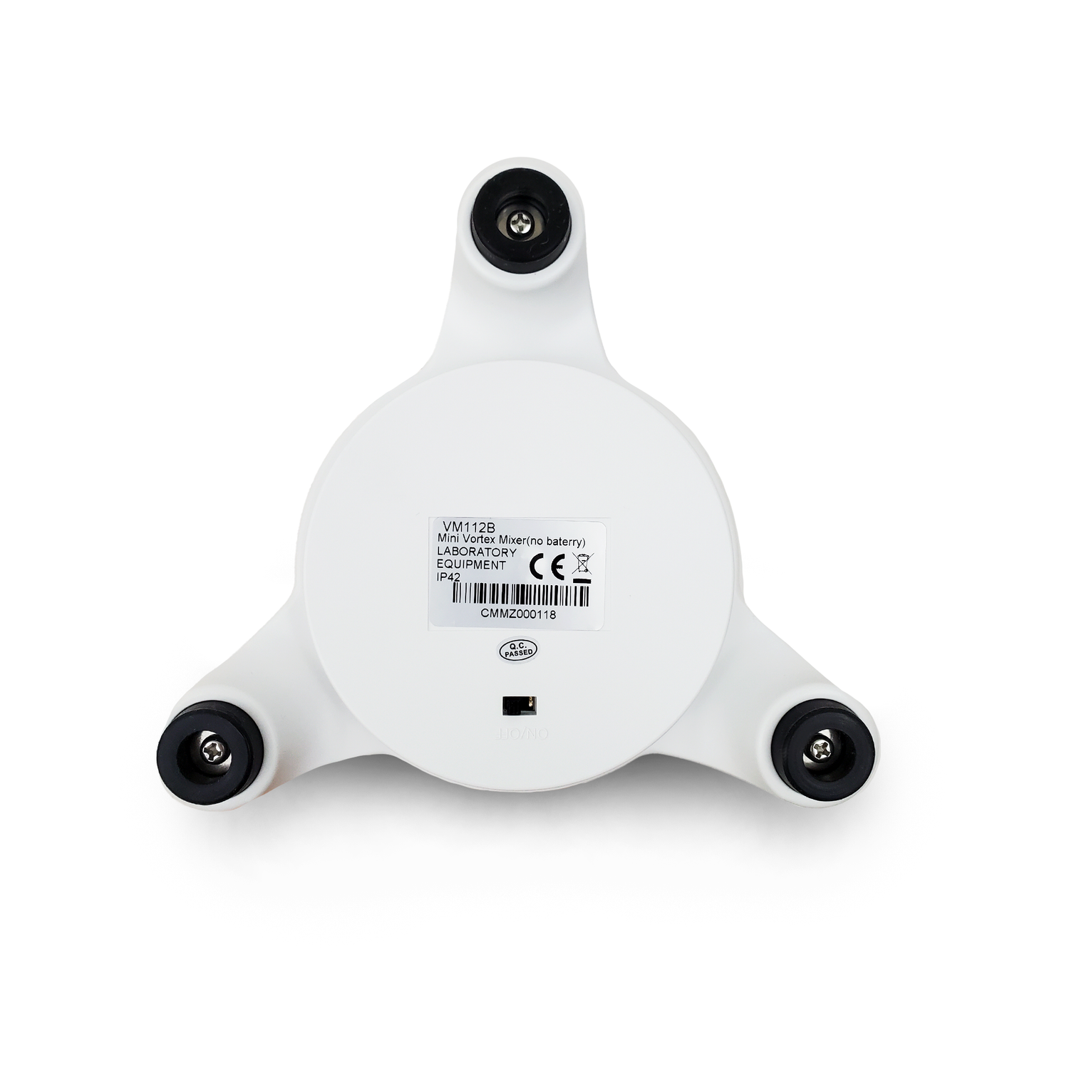 Blue Triangle Mini Vortex Mixer Bottom View