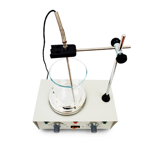 Analog Magnetic Stirrer Heating Hotplate Set Aerial View