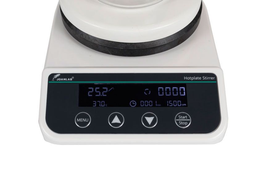 JOANLAB HS5S Digital Magnetic Stirrer Hot Plate | RT - 260°C Aluminum Hotplate | 2000 ML Large Capacity | 0-1500 RPM Mixing Speed | 135 MM Aluminum Heating Plate