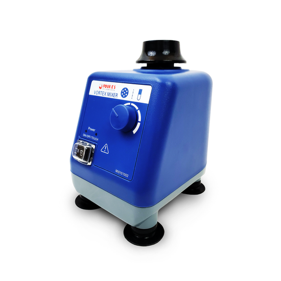 Four E’s Scientific Laboratory Vortex Mixer, 0 - 3000 RPM Stir Speed, 50 ml  Max Liquid Capacity
